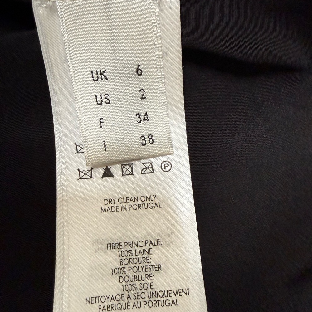Victoria Victoria Beckham Black White Mini Cocktail Formal Wedding Party Dress 2 - Picture 9 of 16